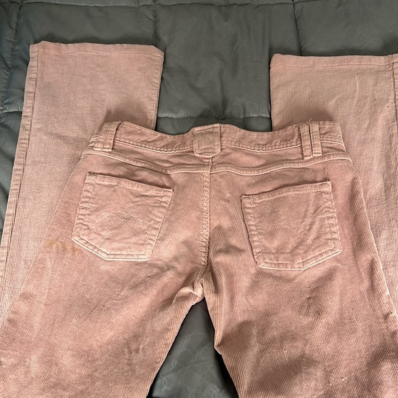 Vintage ZARA - Corduroy women pants Rosty Rose - authentic from Spain - Picture 3 of 5